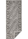 NORTHRUGS - Hanse Home koberce Kusový koberec Twin-Wendeteppiche 103113 schwarz creme – na ven i na doma - 160x230 cm