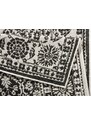 NORTHRUGS - Hanse Home koberce Kusový koberec Twin-Wendeteppiche 103113 schwarz creme – na ven i na doma - 160x230 cm