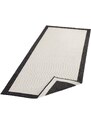 NORTHRUGS - Hanse Home koberce Kusový koberec Twin-Wendeteppiche 103105 creme schwarz – na ven i na doma - 80x150 cm