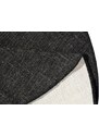 NORTHRUGS - Hanse Home koberce Kusový koberec Twin-Wendeteppiche 103096 schwarz creme kruh – na ven i na doma - 140x140 (průměr) kruh cm