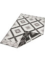 NORTHRUGS - Hanse Home koberce Kusový koberec Twin Supreme 103429 Malibu black creme – na ven i na doma - 80x250 cm