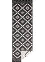 NORTHRUGS - Hanse Home koberce Kusový koberec Twin Supreme 103429 Malibu black creme – na ven i na doma - 80x250 cm