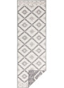 NORTHRUGS - Hanse Home koberce Kusový koberec Twin Supreme 103428 Malibu grey creme – na ven i na doma - 80x150 cm