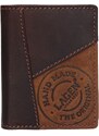 Pánská kožená peněženka Lagen Thore - hnědá