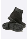 Nízké kozačky Timberland 6" Premium Boot dámské, černá barva, na plochém podpatku, 8658A