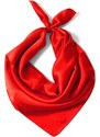 Coxes O Čtvercový šátek na krk červený 57cm * 57cm "LETUŠKA" 1A1-2628