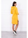 Kesi Mikinové šaty s potiskem žluté Barva: Žlutá, Velikost: One size