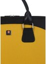 PUNCE LC-01 hořčicově žlutá dámská kabelka pro notebook do 15.6 palce
