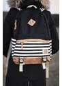 TopBags Canvas Batoh Canvas TopBags Stripe Černý 21 l