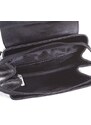 Kožený dámský moderní batoh černý - Hexagona Zosimos černá