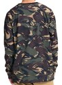 Mikina Burton Crown Bonded Crew Seersucker Camo