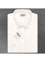 Pánská luxusní košile AMJ smetanová JDA016SAT, dlouhý rukáv, zdobený límec
