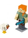 LEGO Minecraft 21149 Velká figurka: Alex s kuřetem