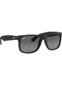 Sluneční brýle Ray-Ban JUSTIN pánské, černá barva, 0RB4165