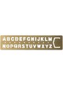 TRAVELER'S COMPANY Template Bookmark Alphabet [1]