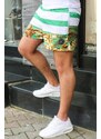 Madmext Striped Patterned Marine Shorts 2953