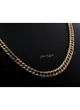 BM Jewellery Pánský řetěz 0,9 cm z chirurgické oceli gold S856160