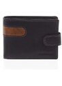 Oblíbená pánská kožená peněženka černá - SendiDesign Igeal černá