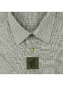 LUKO pánská myslivecká košile 164113 jemné zelené káro krátký rukáv regular fit vel. 41