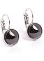 BM Jewellery Náušnice keramické kruhy 1,4 cm BLACK&WHITE S701120