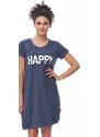Doctor Nap Mateřská noční košile 9504 Happy Mommy Deep Blue