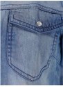 Modrá džínová košile s dlouhým rukávem VILA Bista - Dámské