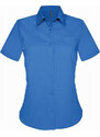 Kariban K548 dámská košile krátký rukáv modrá XS