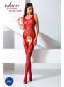 Passion Červené bodystockings BS061