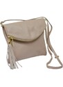 Růžová kožená italská crossbody kabelka Tina Rosa Vecchio NovaKabelka.cz