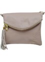 Růžová kožená italská crossbody kabelka Tina Rosa Vecchio NovaKabelka.cz