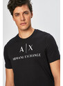 Tričko Armani Exchange černá barva, s potiskem, 8NZTCJ Z8H4Z NOS