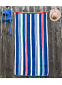 Jules Clarysse Plážová osuška Jet Set Stripes Modrá