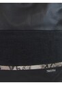Tessra Velká černá dámská kabelka s lanovými uchy 4543-BB