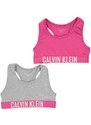 Podprsenka Calvin Klein Intense 2 v balení Grey/Pink