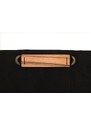 BeWooden Praktický černý batoh s dřevěným detailem Lini Minibackpack