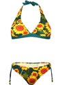 Modera Sunflower dvojdílné dámské bikiny s měkkou výztuží S1052