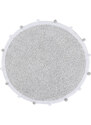 Lorena Canals koberce Pro zvířata: Pratelný koberec Bubbly Light Grey kruh - 120x120 (průměr) kruh cm