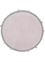 Lorena Canals koberce Přírodní koberec, ručně tkaný Bubbly Soft Pink - 120x120 (průměr) kruh cm