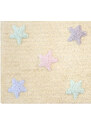 Lorena Canals koberce Pro zvířata: Pratelný koberec Tricolor Stars Vanilla - 120x160 cm