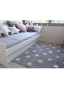 Lorena Canals koberce Přírodní koberec, ručně tkaný Tricolor Stars Grey-Pink - 120x160 cm