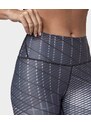 Dlouhé legíny Manduka Geo Checkered Legging Black Multi