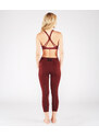 Tříčtvrteční legíny Manduka Corset Crop Ruby