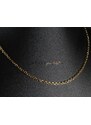 BM Jewellery Řetízek CLASSIC gold 0,1 x 45 cm z chirurgické oceli S822000
