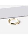 Zlatý dámský prsten s diamanty KLENOTA K0256013