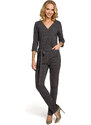 Made Of Emotion Woman's Jumpsuit M330 Graphite Melange