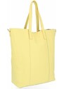 Dámská kabelka shopper bag Vittoria Gotti limetková V693248