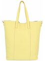 Dámská kabelka shopper bag Vittoria Gotti limetková V693248