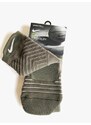 Nike Nike Elite Versatility Green sportovní funkční ponožky s logem - 41-46 / Khaki / Nike