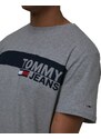 Pánské šedé triko Tommy Hilfiger Jeans