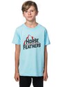 horsefeathers Dětské triko slant youth t-shirt (sky blue)